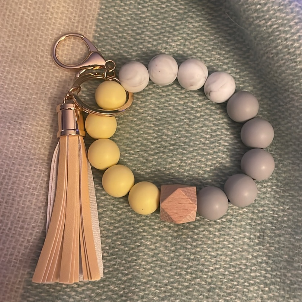 Wrist Strap key ring with tassle